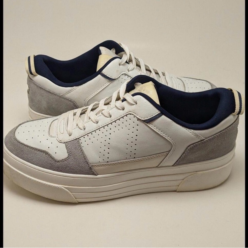 Women’s White and Gray Sneakers